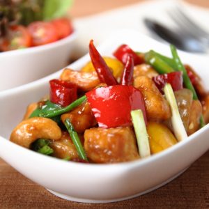 image presents CashewNutChicken-Recipe