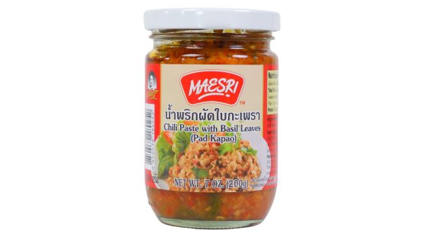 Image presents Chili Paste With Basil Leaves (Pad Kapao) 200g