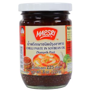 Image presents Chilli Paste In Soybean Oil (Namprik Pao) 225g