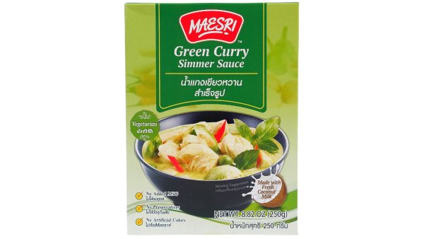 Image presents Green Curry Simmer Sauce 250g