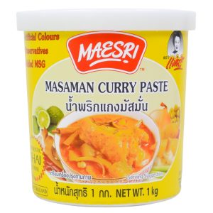 Image presents Masaman Curry Paste 1kg Tub