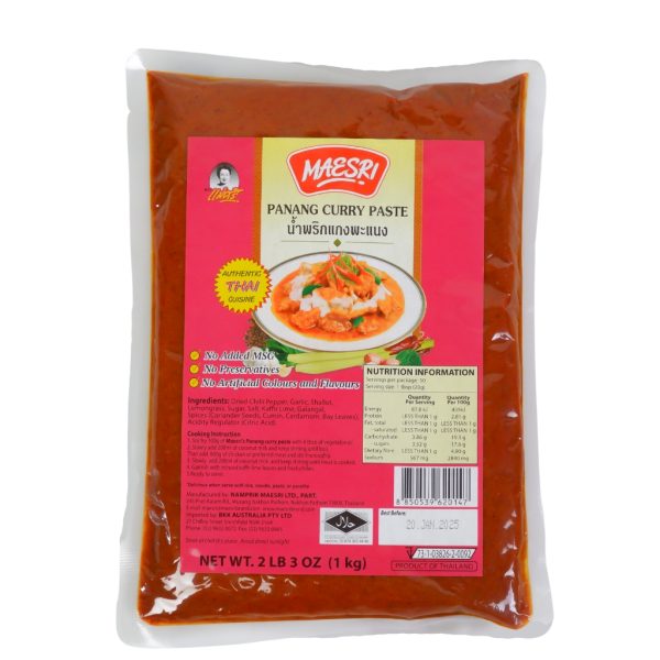 Image presents Panang Curry Paste 1kg Soft Pack