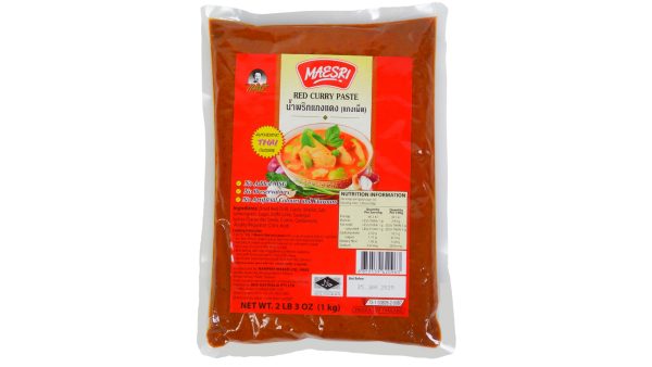 Image presents Red Curry Paste 1kg Soft Pack