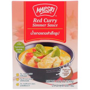 Image presents Red Curry Simmer Sauce 250g