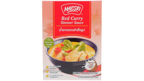 Image presents Red Curry Simmer Sauce 250g