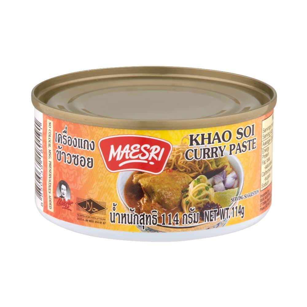 Maesri Khao Soi Curry Paste 114g Tin