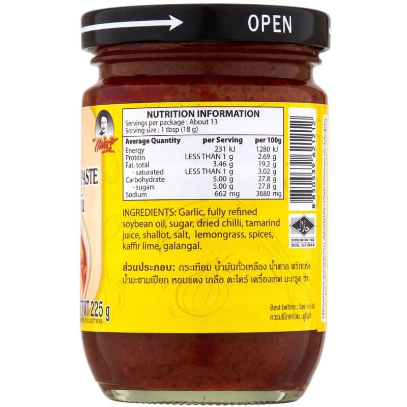 Maesri Masaman Curry Paste (Glass) 12x225g - Image 2