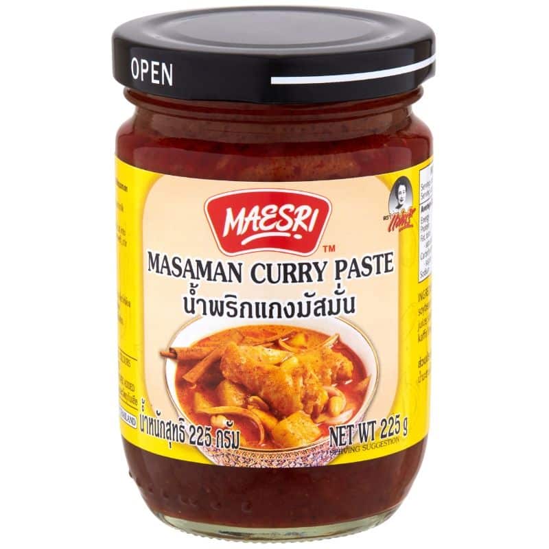 Maesri Masaman Curry Paste (Glass) 12x225g - Image 3