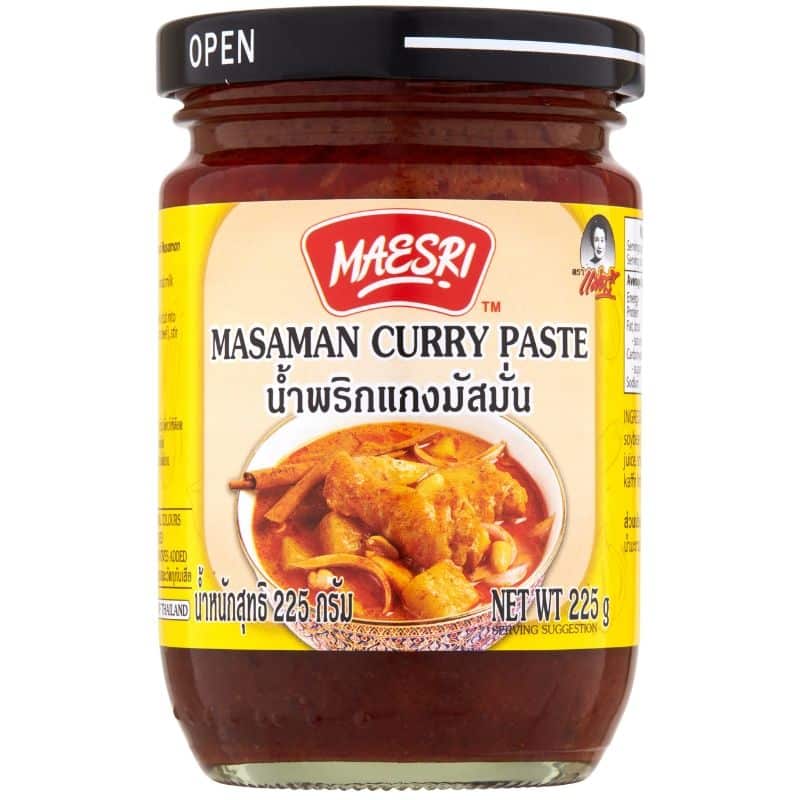 Maesri Masaman Curry Paste (Glass) 12x225g